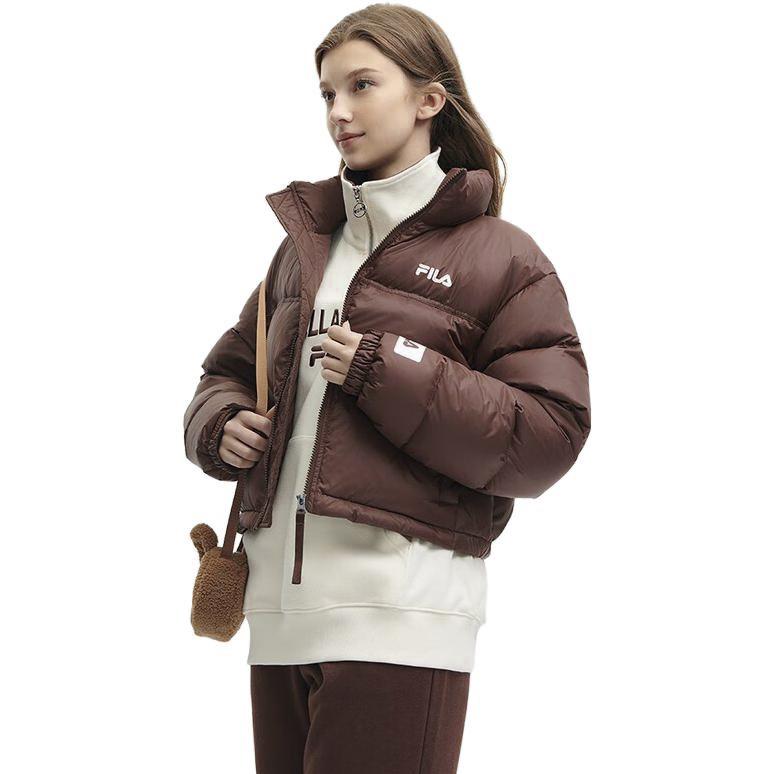 New FILA Down Jacket Women's Pig Liver Card F51W349901FDK