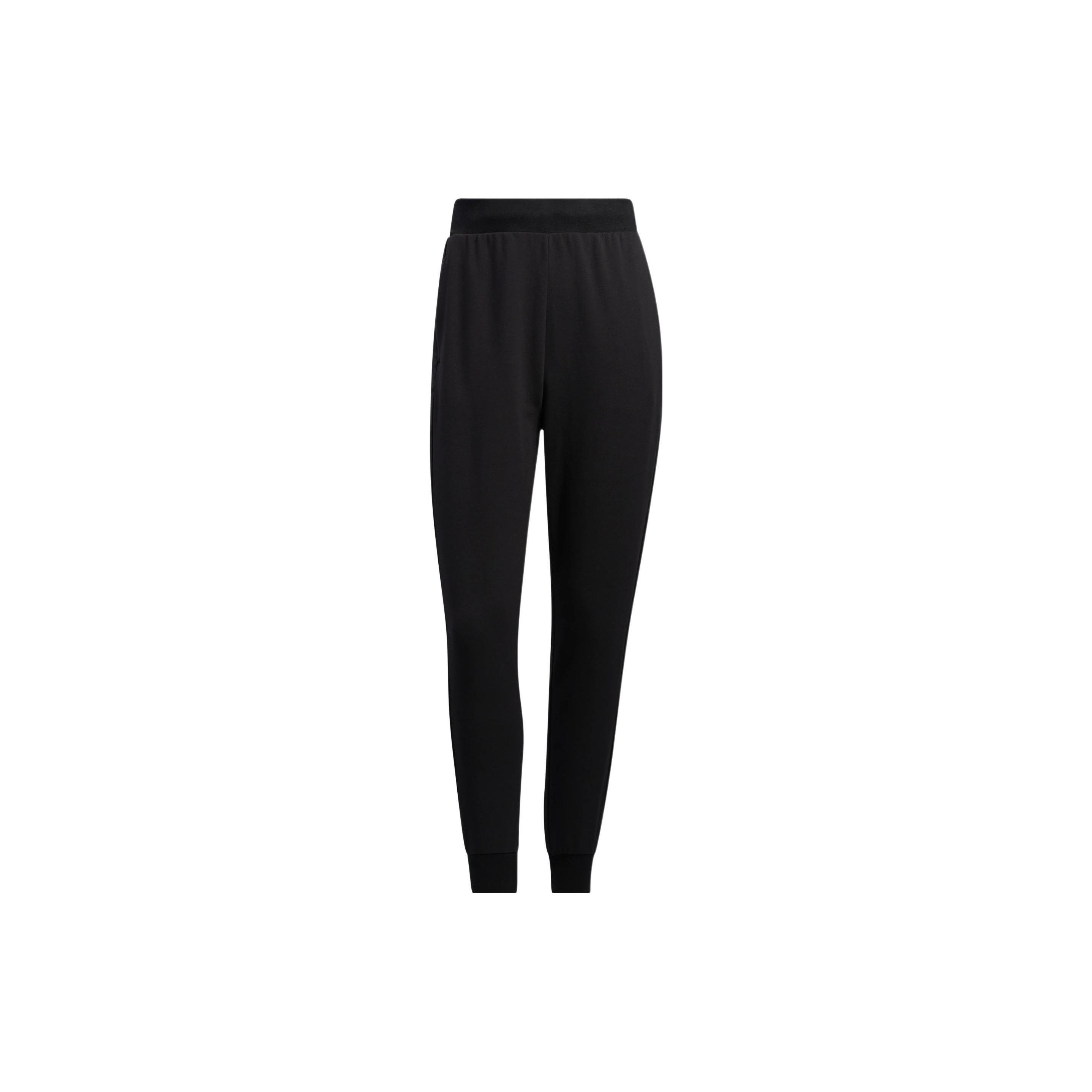 (WMNS) adidas Must Haves 3-Stripes French Terry Pants Asia Sizing Black Women s HM7067 S