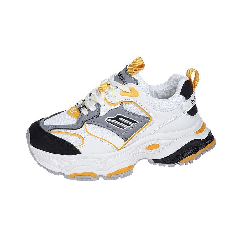 

Liu Haoran catwalk with the same dad shoes women 2025 new versatile platform Internet celebrity fried street Paris three generations of sports shoes 35