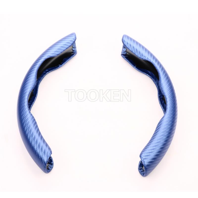 

Black Red Blue 38cm PU Leather Universal Anti-skid Non-Slip Car Steering Wheel Booster Cover For all Models Car