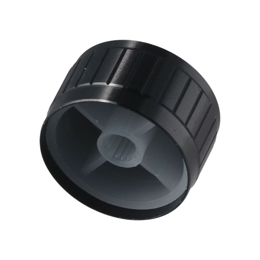 Hot Black Aluminum Alloy Volume Control Amplifier Knob Wheel 30*17mm Bass Tone Knob Potentionmeter Knobs Cap