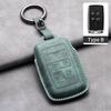 Sheepskin Grain Car Key Case Protector Full Cover For Land Rover Discovery Range Rover Evoque Velar Sport Auto Inter Accessories