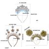 Trendy Star Headgear Headband Hair Decoration For Parties Weddings And Stage Acts Lightweight And Easy To Use