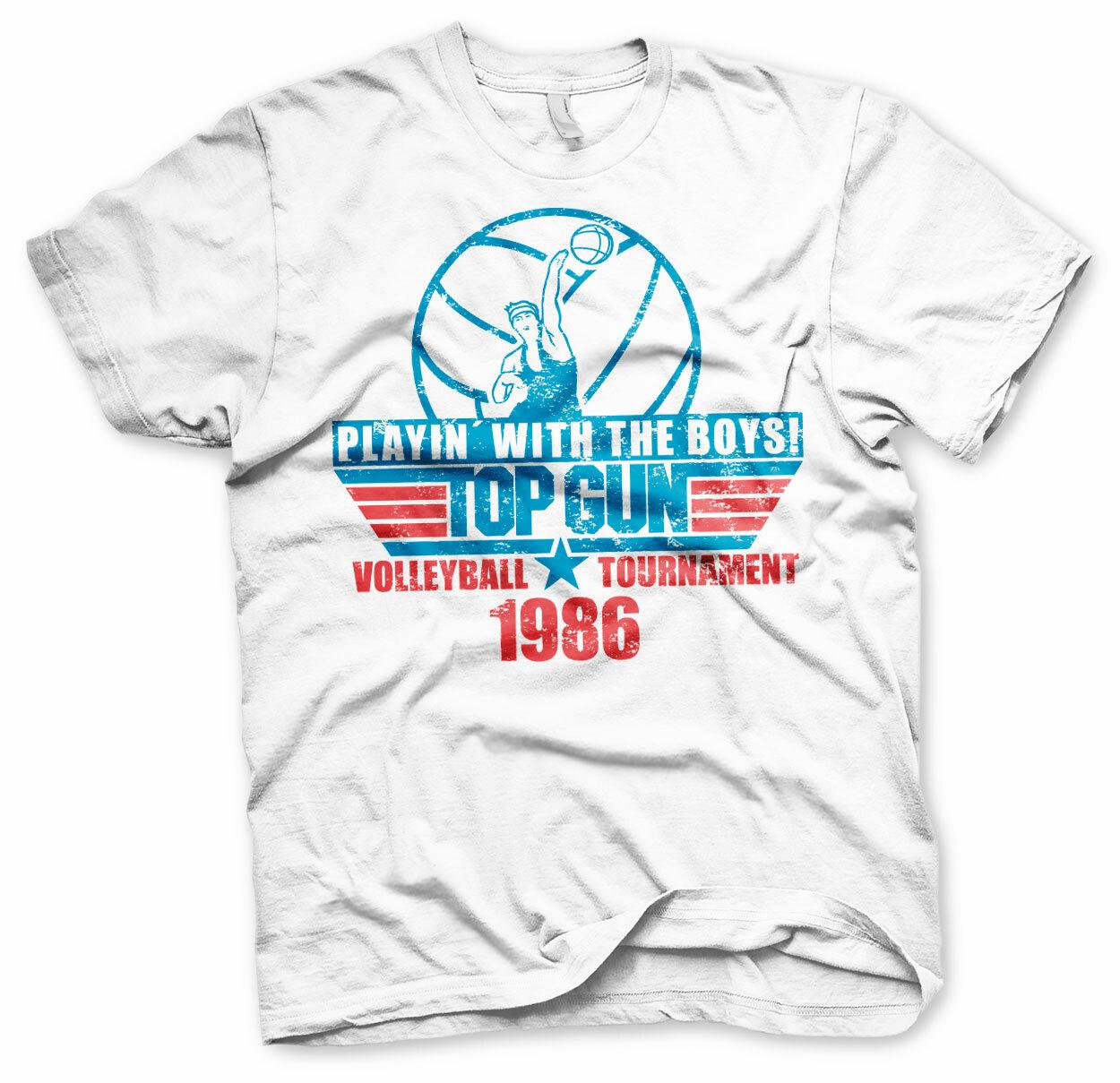 Officially Licensed Top Gun Volleyball Tournament Big Tall 3XL 4XL 5XL T-Shirt XXXL