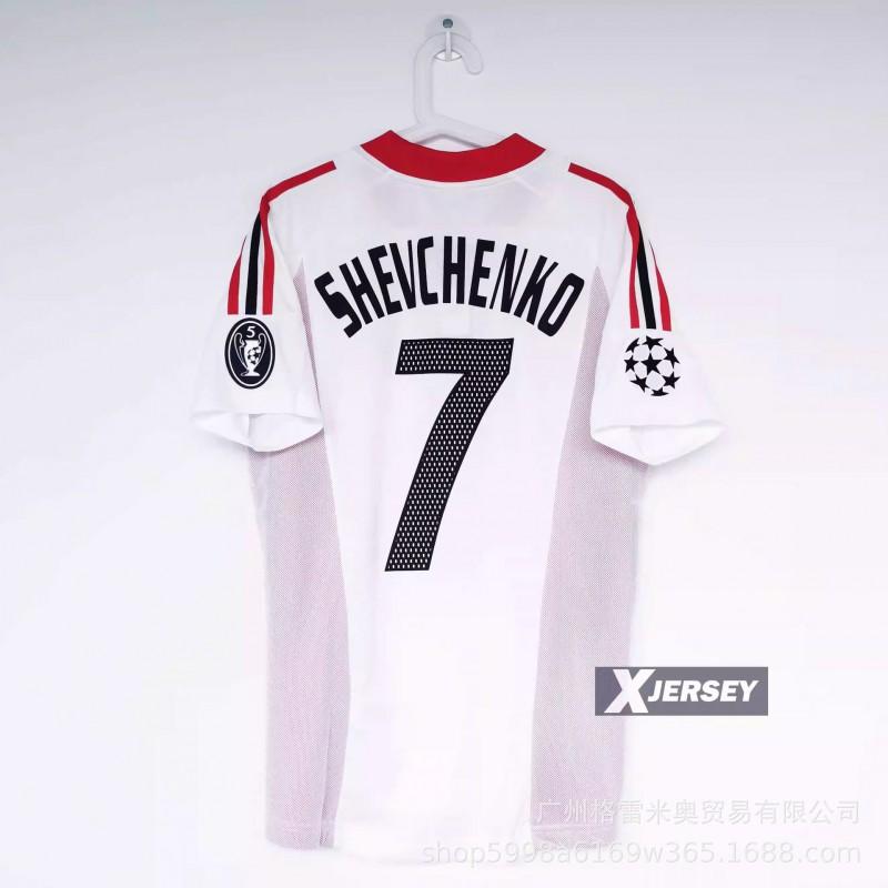 Klasické Retro Fotbalové Dresy Evropské Top Ligy Barcelona 2006 AC Milán 09/10 Inter Fotbalové Tréninkové Dresy