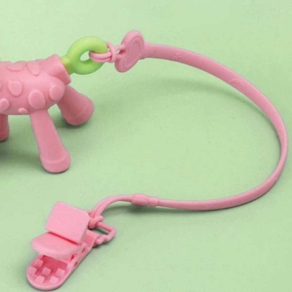 Food-grade Baby Pacifier Chain BPA Free Baby Teething Toys Strap Pacifier Holder Clip Children