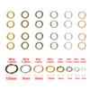 200pcs Open Circle Jump Rings Split Rings Pendant Connectors for Necklace Bracelet Jewelry Making DIY Accessories Wholesale