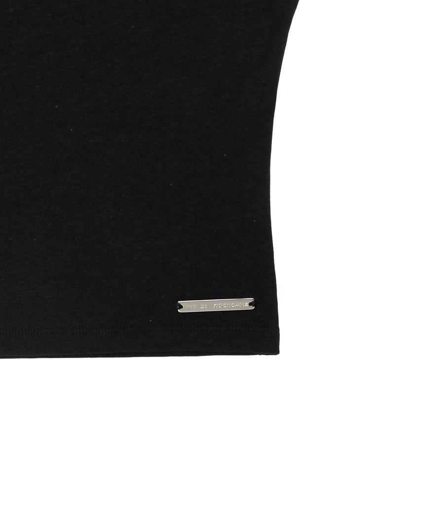 ROCKCAKE Side String Sleeveless - Black