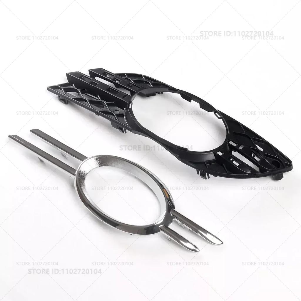Für 2007-2009 Mercedes-Benz E320/E350/E550/E63 AMG (W211) Nebelscheinwerfer Blende Gitter Zierleiste 2118851174 2118851274 2118850822 2118850922