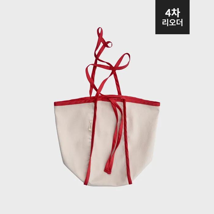 Daily Canvas Shoulder Bag (Red)