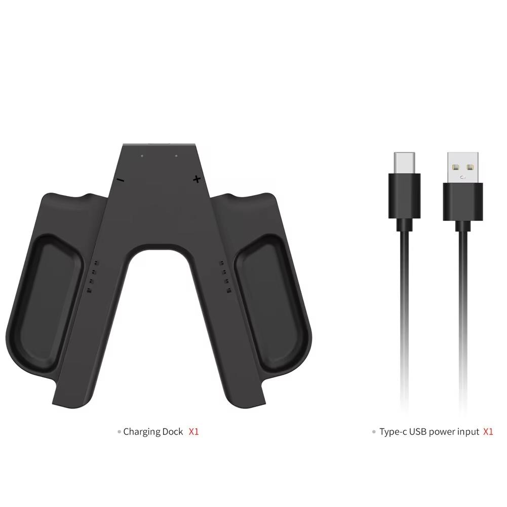 Charger Grip Bracket for Switch 2 Joystick Controller Grip Handle Portable Charging Station Base for Switch 2 Gaming Accessories