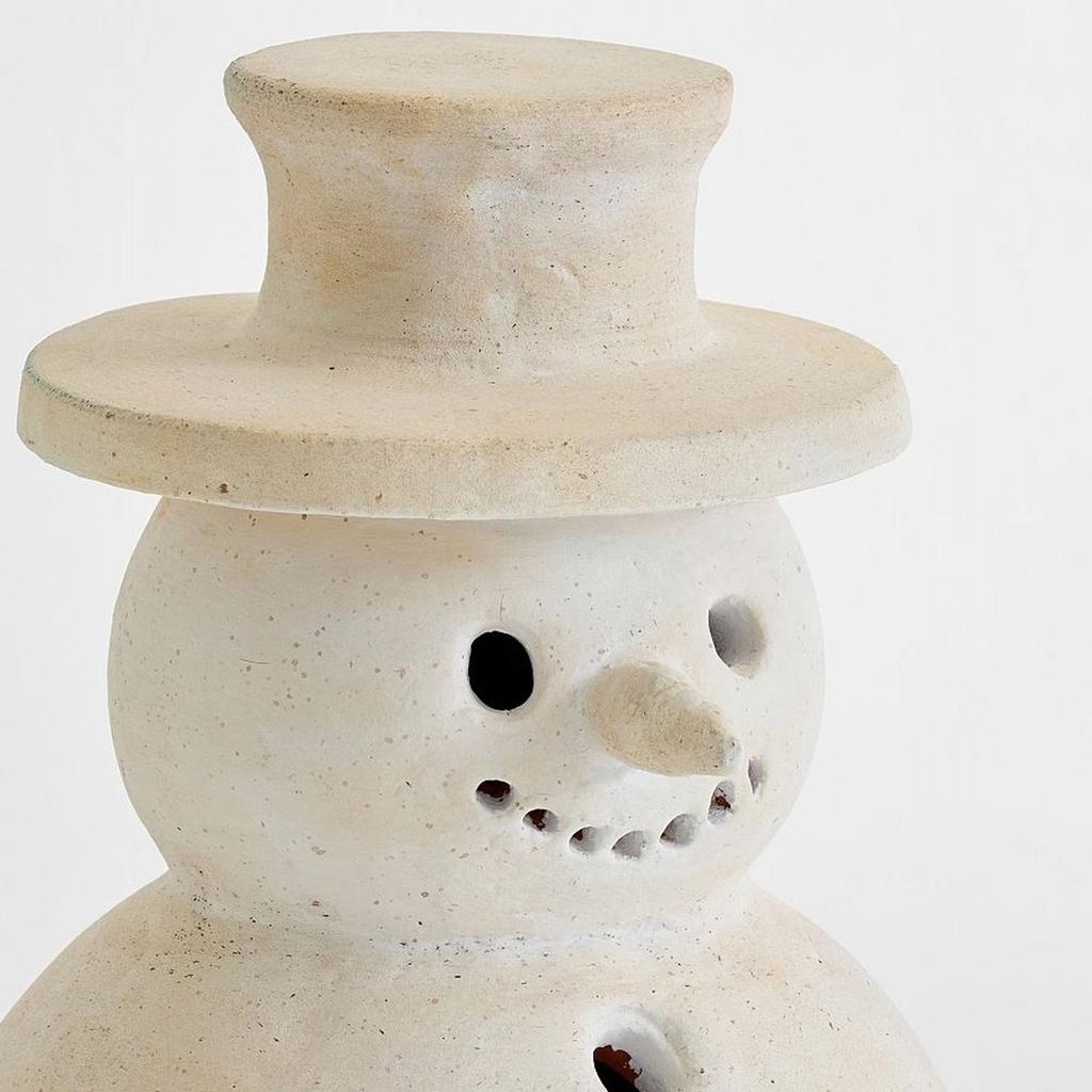Resin Snowman Artificial Fake Chrismas Decoration Paint Snowman For Porch Table Kitchen