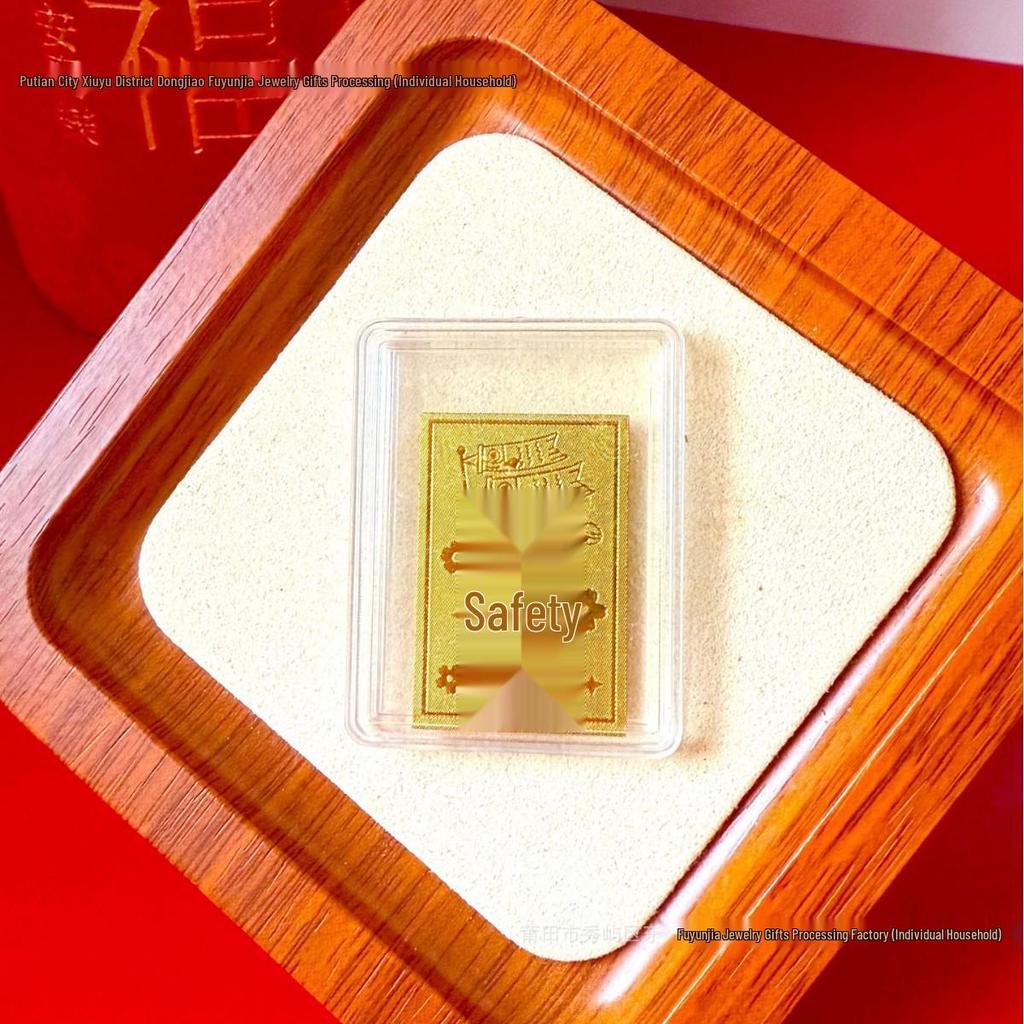 Pure Gold 999 Horse Year Phone Sticker for Wealth and Health - Popular Douyin Live Seller