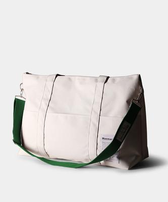 Masmarulez [Color Strap Set] Big Travel Bag _ Cream