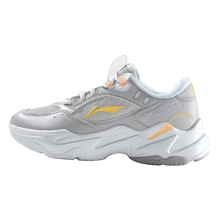 

New LiNing Cushioning Rebound Low Top Running Shoes Women s Mist Gray AGCR334-2 38