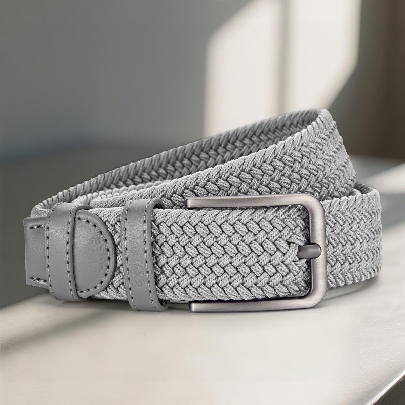 Unisex Elastic Pin Buckle Waist Belt - Versatile Fashion for Men & Women