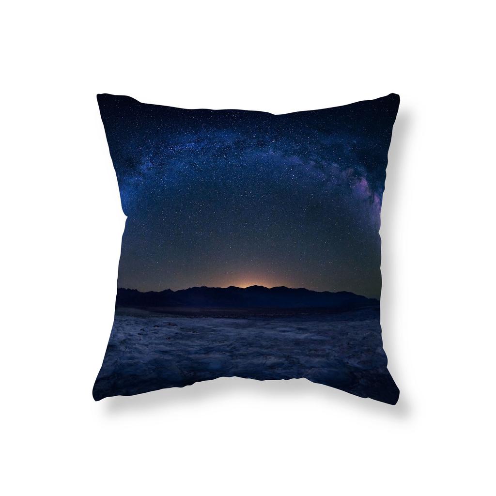Aurora Star Landscape Pillow Cover Sofa Car Decorative Pillow Cover Chair Cushion Cover Room Aesthetics Home Decor 45x45cm
