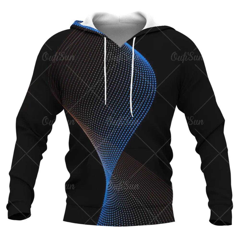 

Модна толстовка з капюшоном. Чоловіча толстовка з 3d-смужками. Пуловер. Оверсайз. Чоловічий одяг. Повсякденний одяг. Вуличний одяг. 6xl