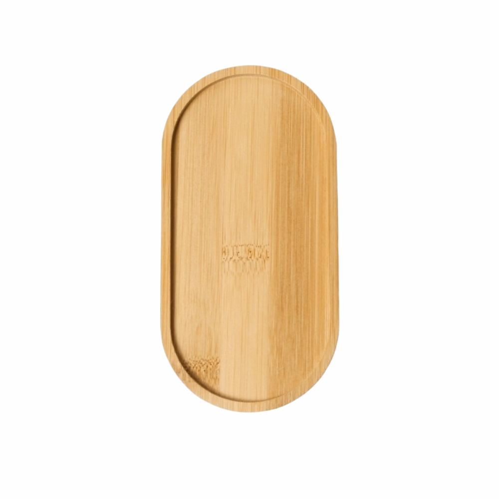 Oval Wooden Tray Heat Resistant Wooden Storage Tray Eco-Friendly Coffee Cup Mat Coaster Restaurant