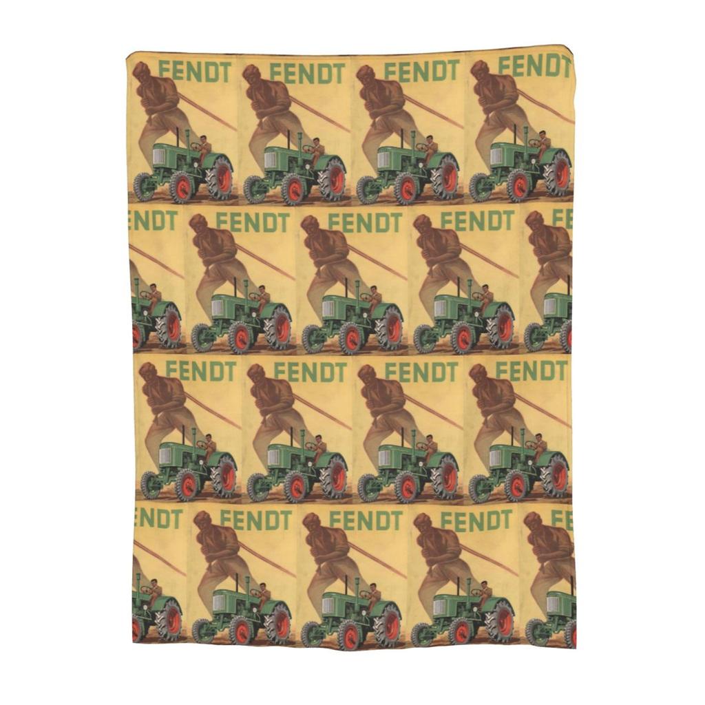 Fendt Tractor Blanket Soft Warm Flannel Throw Blanket Bedspread for Bed Living room Picnic Travel Home Sofa