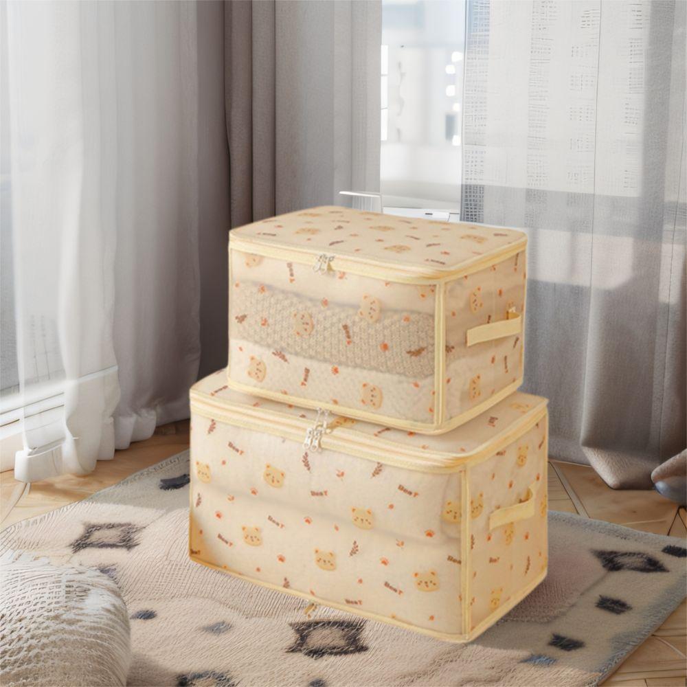 Large Capacity Clothes Storage Box Foldable Closet Storage Organizer for Home