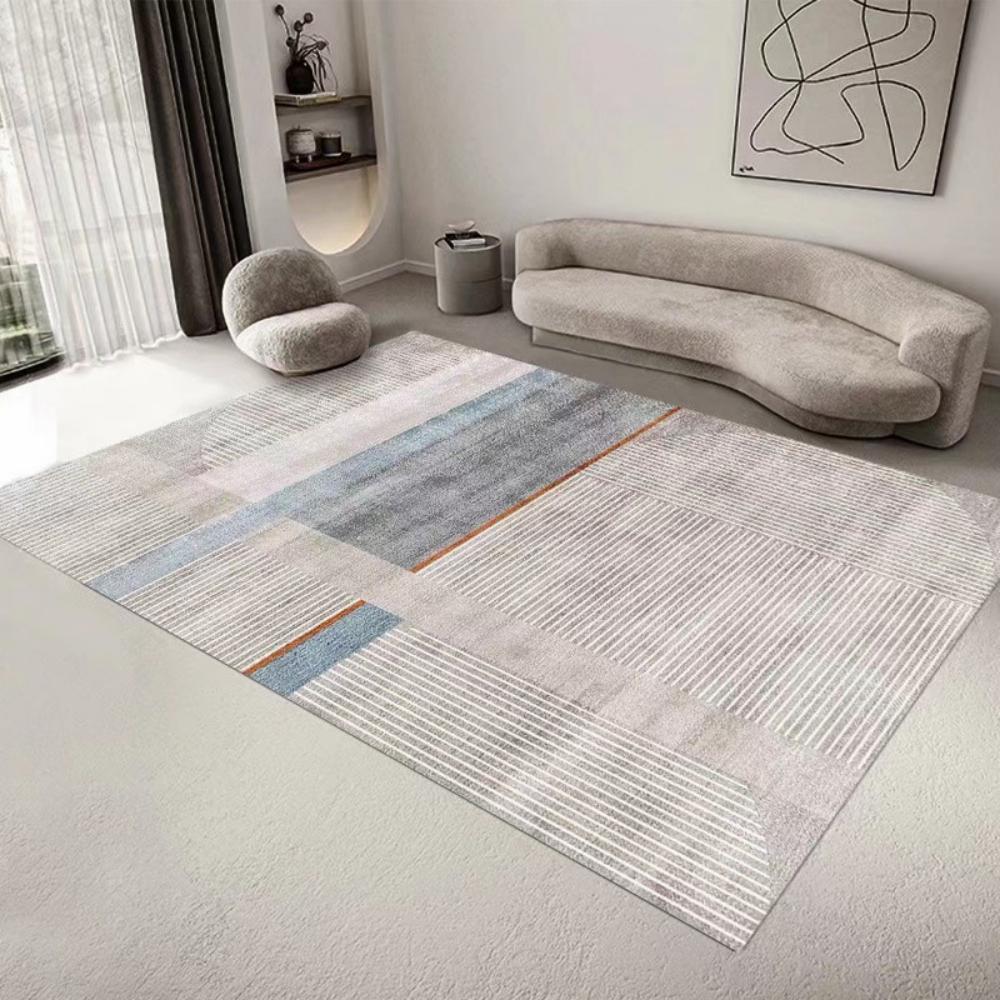 New Chinese Crystal Pile Carpet Non-slip Machine Washable Rug for Living Room Sofa Coffee Table Bedroom Decor