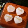 Natural Pink 30mm Heart-Shaped Engraved Crystal Pocket Stone Ornament
