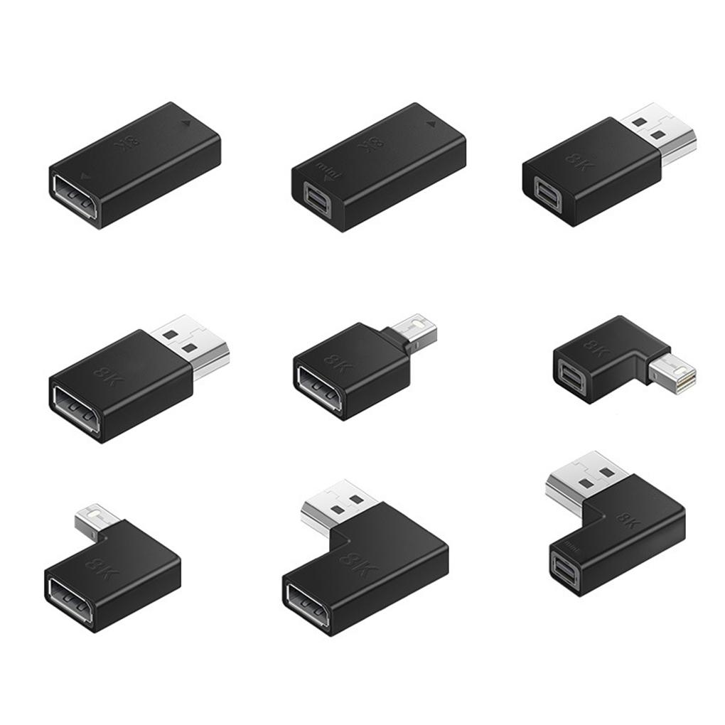 Laptop Displayport Adaptor Home Office Hotel Portable 4K 120/144Hz 8K 2K High Resolution Converter Conversion Connection