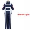 My Hero Academia Boku No Hero Academia Cosplay Gym Sport Costume Suit Uniform