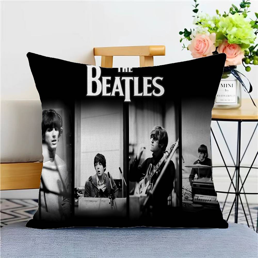 

Певец группы The B-Beatles Наволочка Наволочка Подушка Гостиная Диван Домашний декор На заказ 26x26Inch