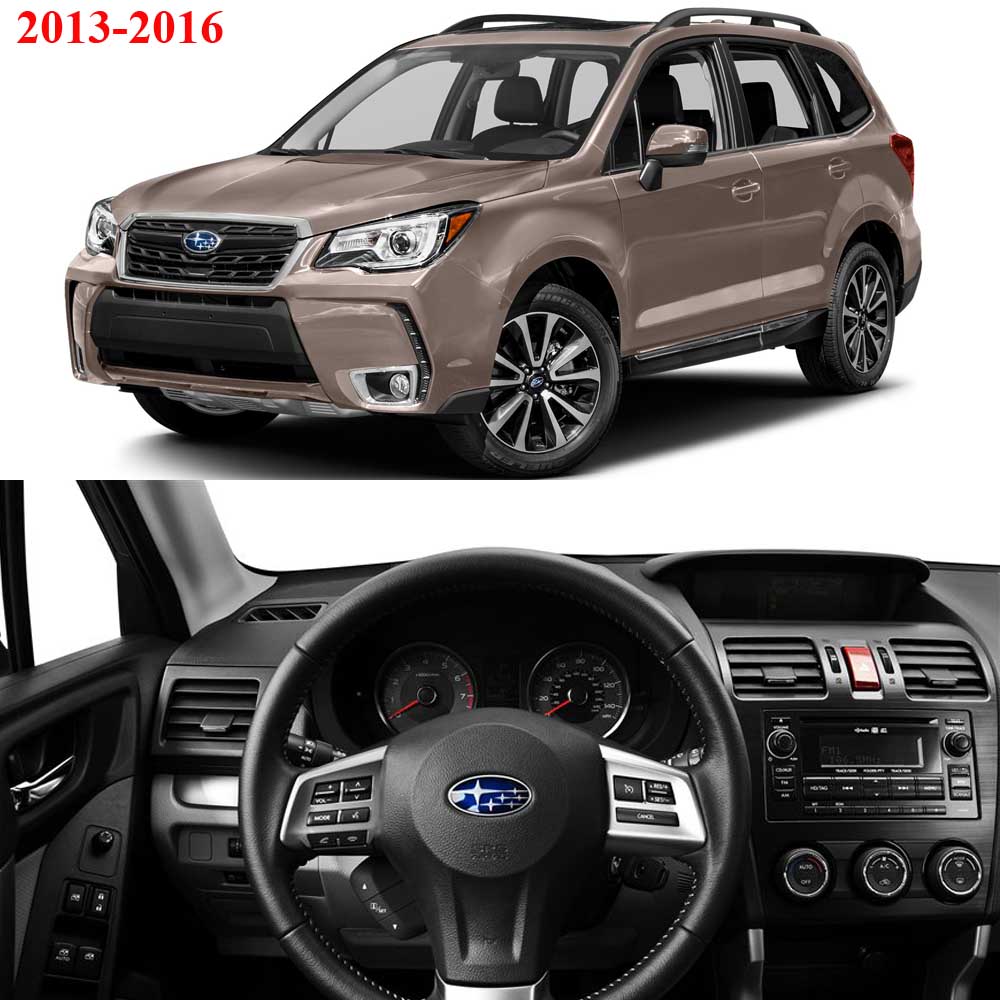 1+16GB 9 Inch Android Car Radio For Subaru Forester 4 SJ 2012- 2015 2016 Multimedia Player 2Din Navigation GPS DSP RDS Head Unit