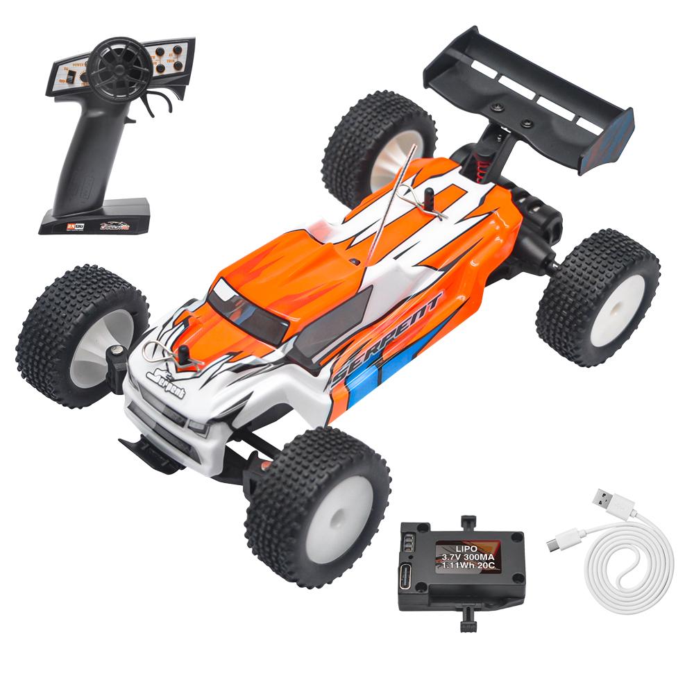 

1/24 Serpent Spyder Truggy Mini RC Car with Gyro 2.4GHz EP RC Car RTR Remote Control Car Electric Toys for Adults and Kids New