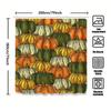 Tuniu Hand Drawn Pumpkin Pattern Shower Curtain Cute Fall Autumn Decor Kitchen Bathroom Decor