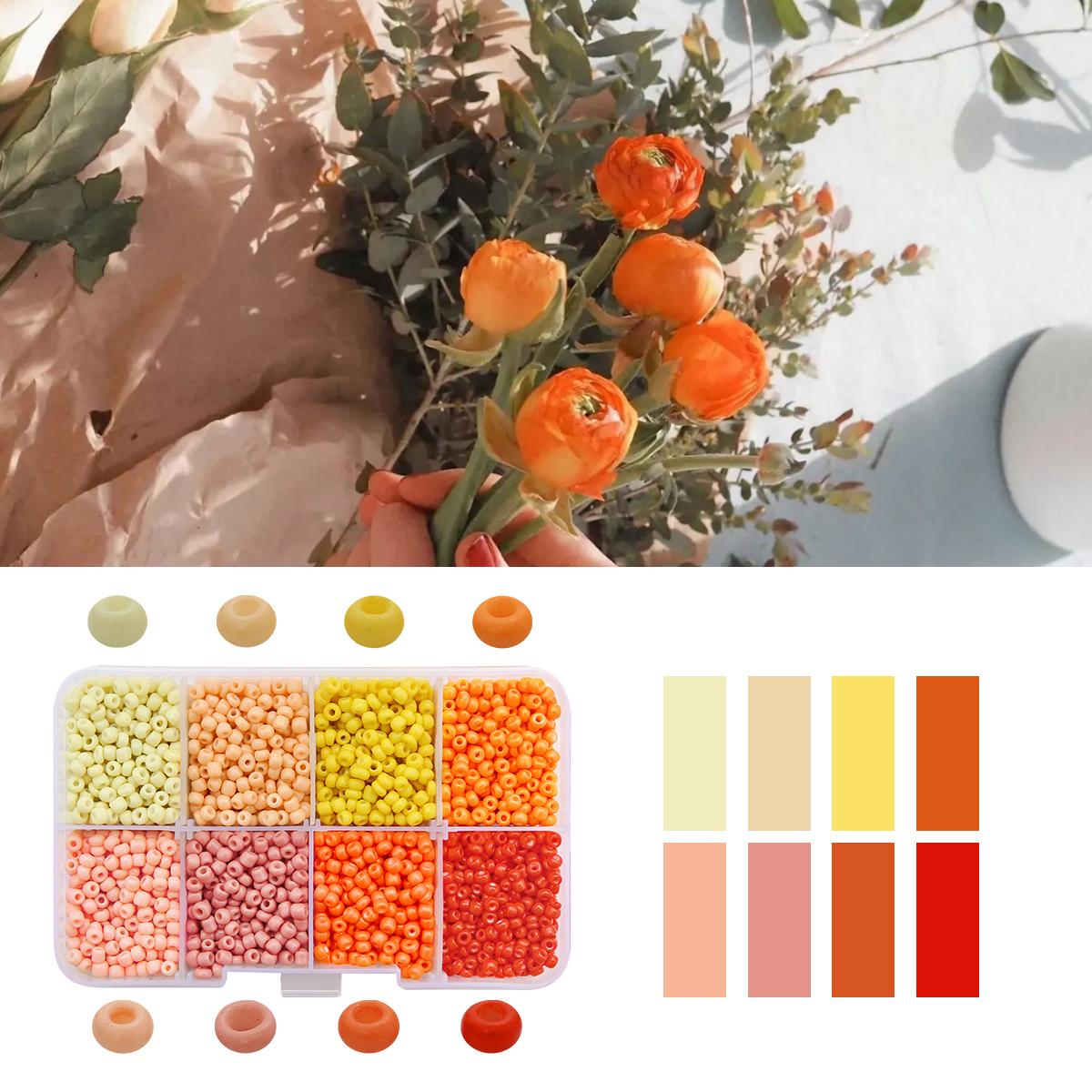 

3400 шт./компл. 3 мм сплошной цвет бисер для изготовления ювелирных изделий DIY браслет ожерелье