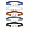 Slim Design Waist Belt Interlocking Buckle Skinny Belt Women's Belt  Waist Cincher