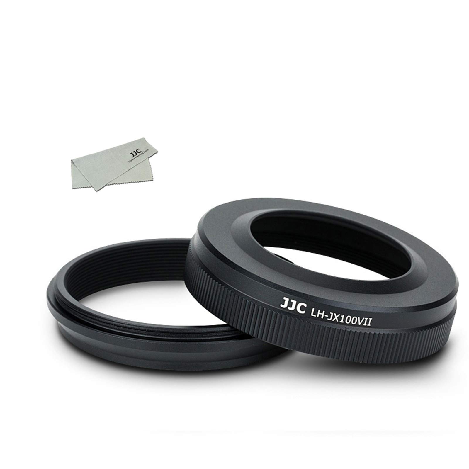 

JJC Metal Lens Hood Type for Fujifilm Fuji X100VI X100V X100 X100S X100T X100F Compatible with Hood Adapter Original Lens Cap Attachable Black
