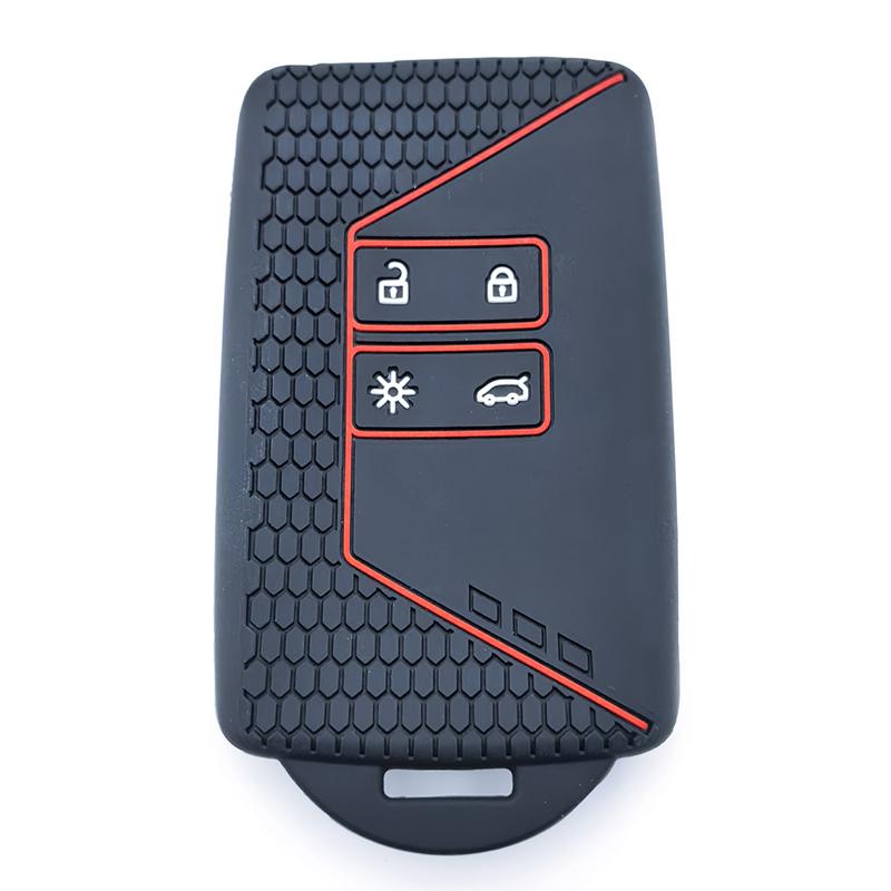 Silicone Car Remote Key Case Cover Shell For Dacia Sandero Card For Renault Koleos Captur Megane Clio Scenic Talisman Arkana