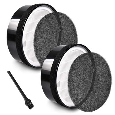 LEONTOOL Air Purifier Filter LV-H132 H13 HEPA Activated Carbon 2-Pack Replacement