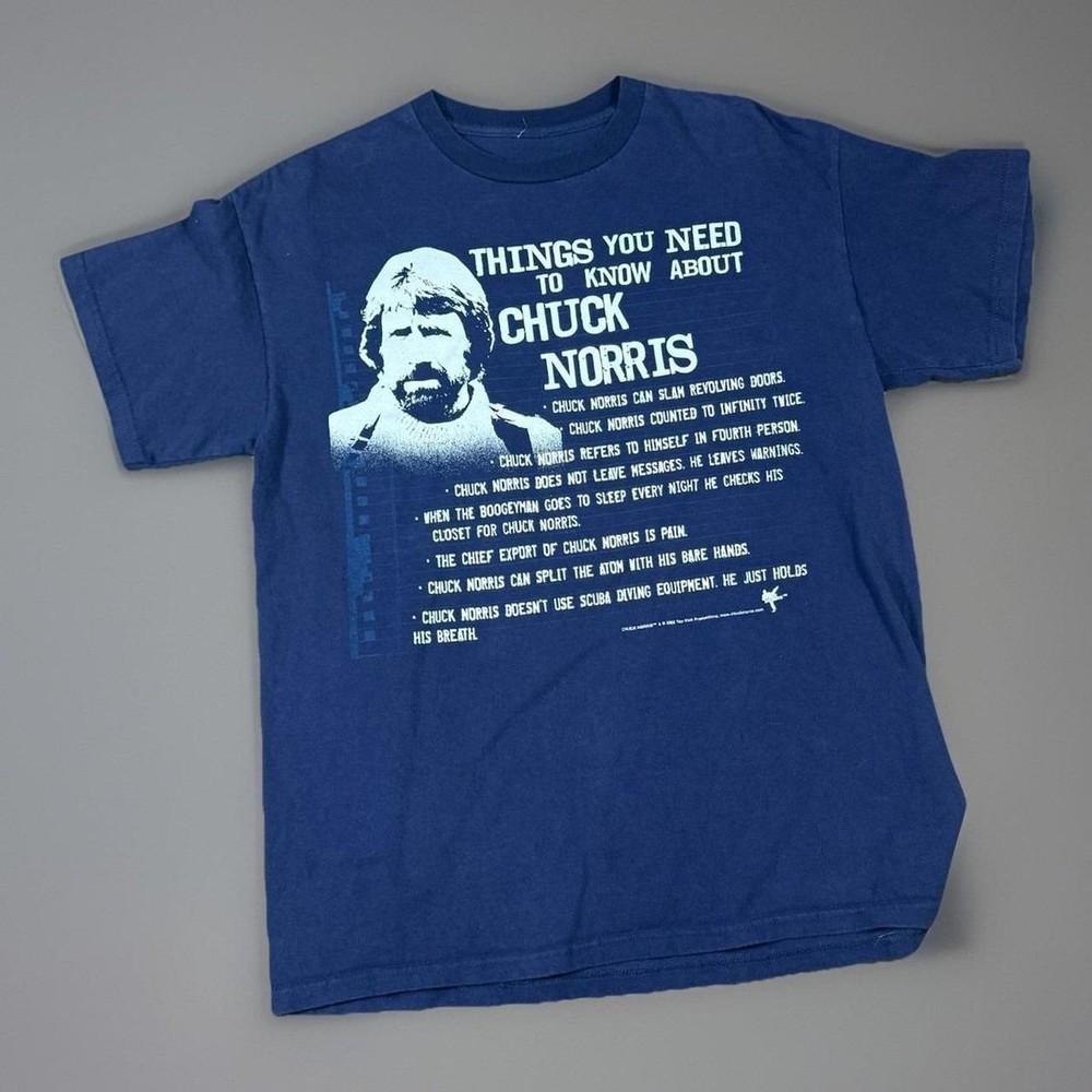 

Vintage Chuck Norris Graphic Tee Adult Size – 2008 Shirt PNA_369 Unisex T-Shirt XXXXL