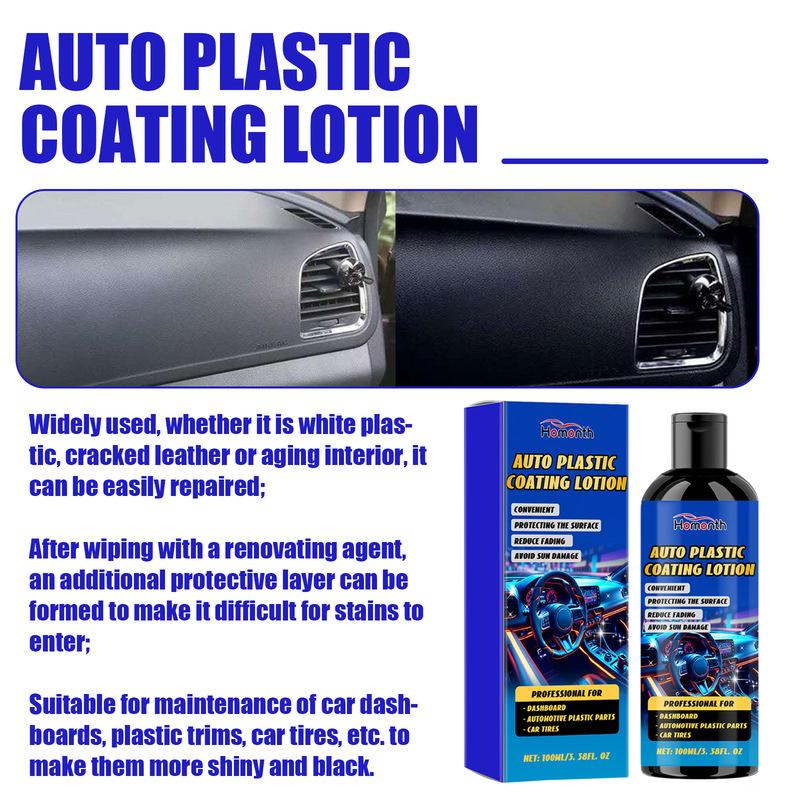 Homonth 100ml Car Scratch Remover Lotion Paint Restorer Back To Black Gloss Leather Restore Auto Polish Repair Scratch Lotion