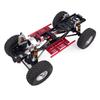 2 Pcs Aluminum Alloy Rock Sliders Adjustable Side Step Armor for 1/10 RC Crawler Car SCX10 I II TRX4 Wrangler Upgrade Parts