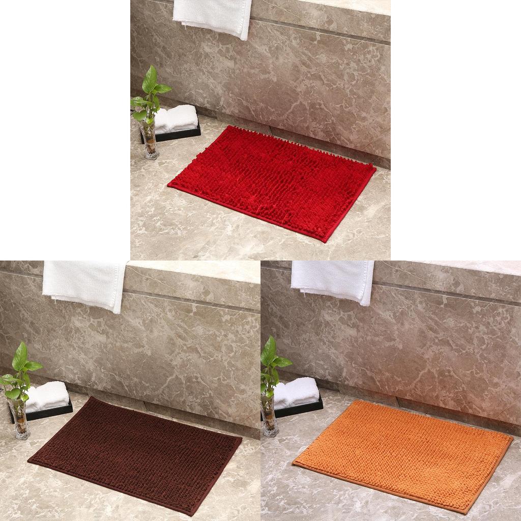 Moderne Polyester-Plüsch-Bodenmatte für Küche und Bad mit maschinenwaschbarem Design