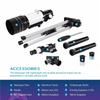 150X Refractive Space Telescope Outdoor Travel Professional Astronomical Telescope Monocular Spotting Scope w/ Tripod