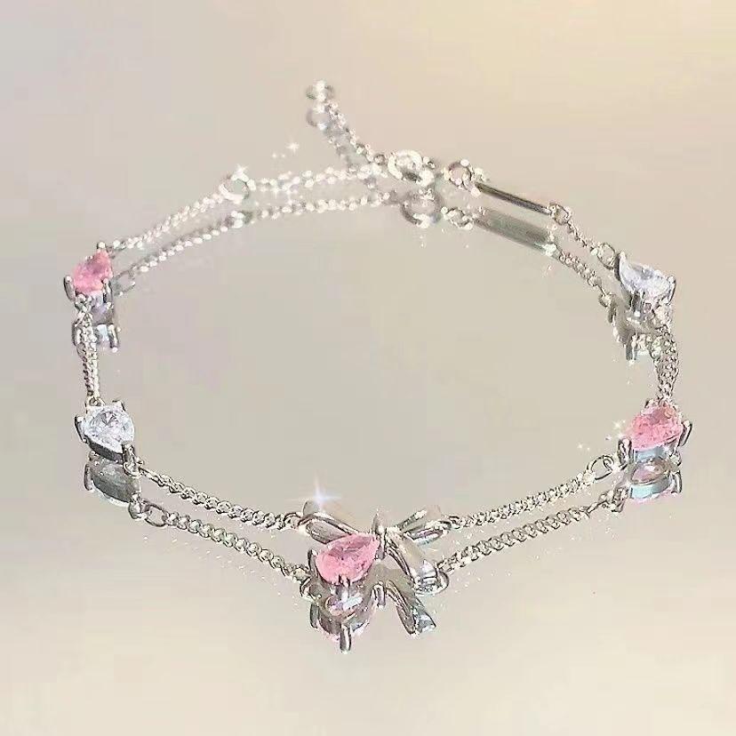 Blue Wave Bracelet Light Luxury New High-end Trendy Niche Design Planet Student Girlfriend Versatile Bracelet