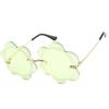 Sunglasses for Women, New European and American Style, Unique Frameless Floral Sunglasses, High-end Street Style, Hip-hop Eyewear