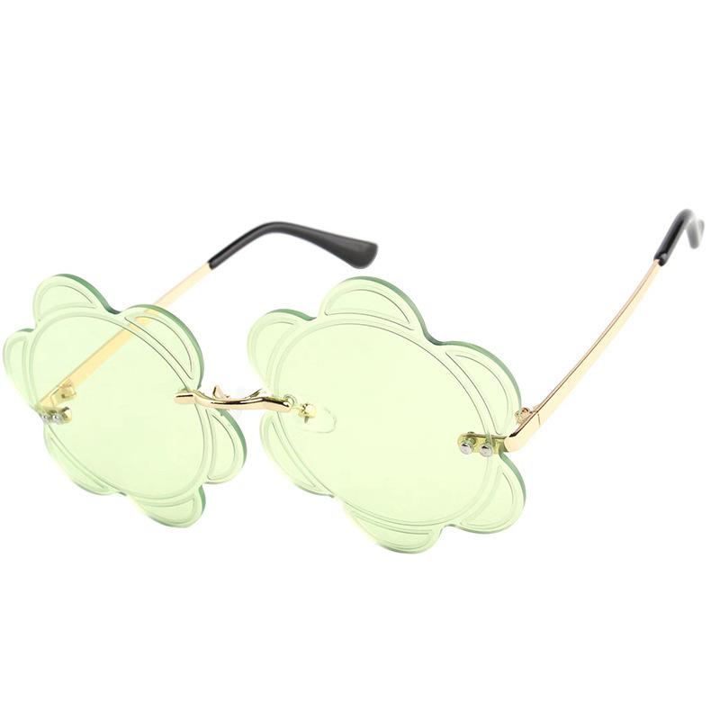 Sunglasses for Women, New European and American Style, Unique Frameless Floral Sunglasses, High-end Street Style, Hip-hop Eyewear