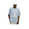 Under Armour Loose And Comfortable Breathable Casual Sports Printed Short Sleeve T-Shirt Men Tops Blue 1390179-465
