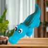 Squeaky Rubber Crocodile Dog Toy Durable Chew Play Pet Toy For Dogs Fun Animal Design For Interactive Games
