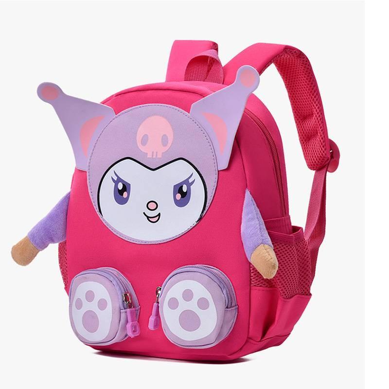 Bear Teddy Cartoon Childrens Bag Oxford Cloth Lightweight Spine Protection