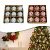 Antique Finish Tree Decorations 8cm Antique Christmas Decoration Elegant Holiday Decorations Festive Celebrations